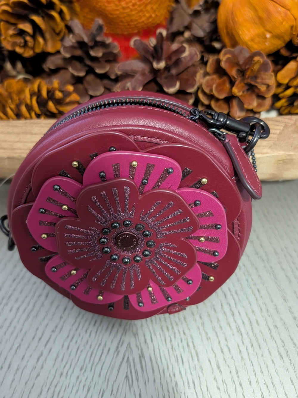 Coach Tea Rose Crossbody Bag
